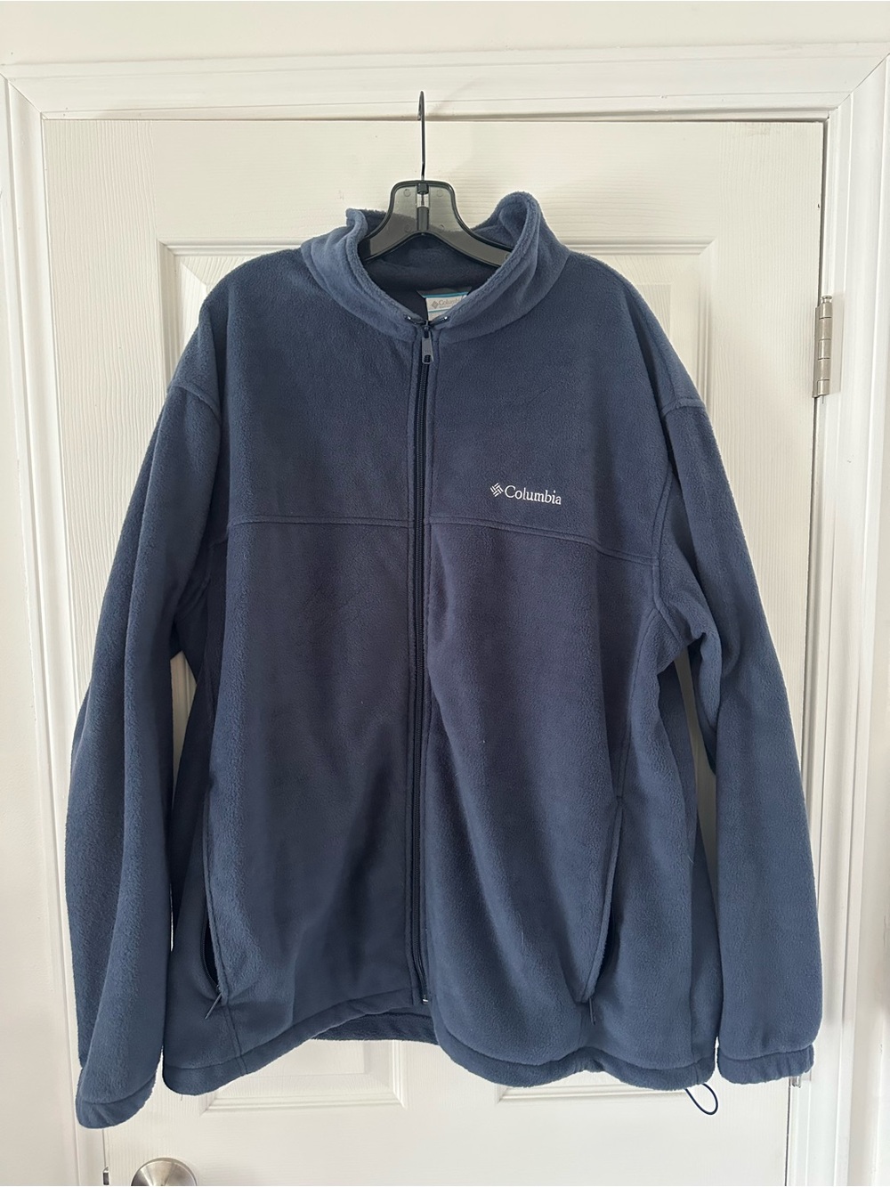 Columbia Men's Dark Navy Full-Zip Fleece Jacket